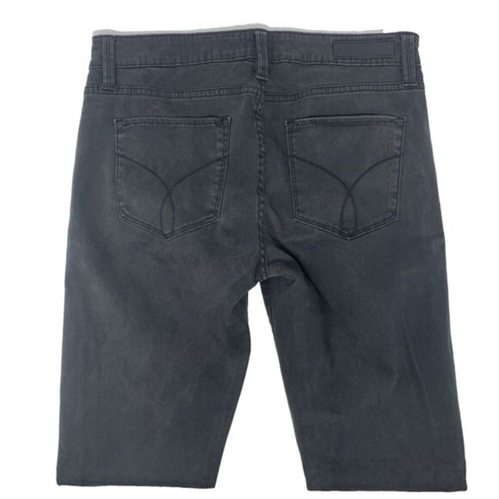 CALVIN KLEIN Faded Black Denim Stretch Skinny Women's Jeans Size 6‎ - Picture 9 of 9
